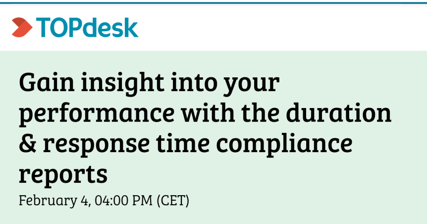 Webinar: Gain insight into your performance with duration and response time compliance&nbsp;reports