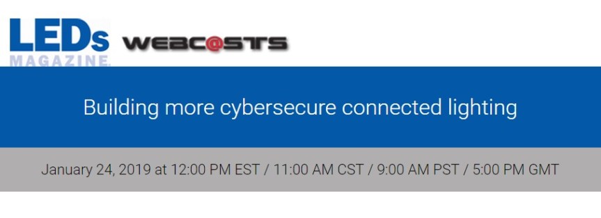 Webinar: Building more cybersecure connected&nbsp;lighting