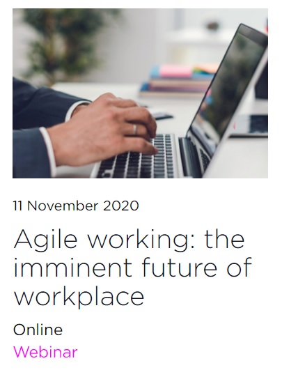 Webinar: Agile Working – El futuro inminente del espacio de trabajo&nbsp;COVID-19