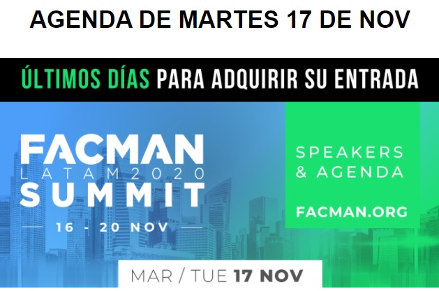 Evento: FACMAN 2020 –  Ya comenzó! Acompáñanos este Martes&nbsp;17
