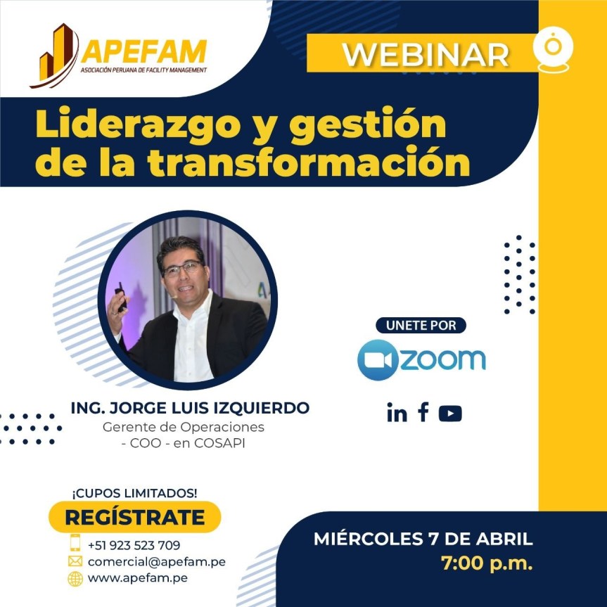 Webinar: Liderazgo y Gestión de la&nbsp;Transformación