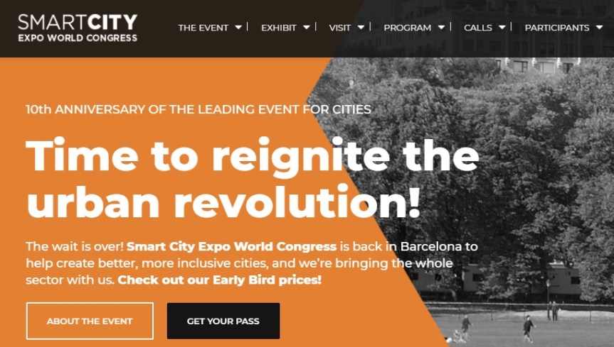 Evento: Smart City Expo World Congress&nbsp;2021