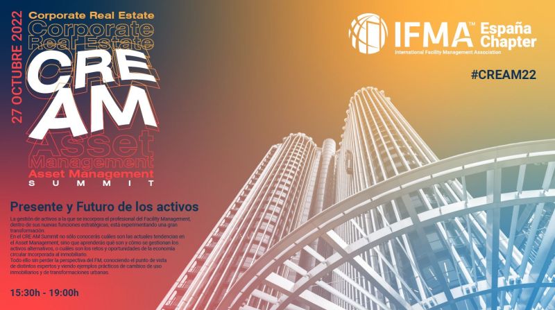 Evento: Corporate Real Estate Asset Management Summit –&nbsp;#CREAM22