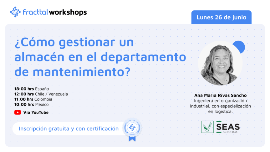 Webinar: ¿Cómo gestionar un almacén en el departamento de&nbsp;mantenimiento?