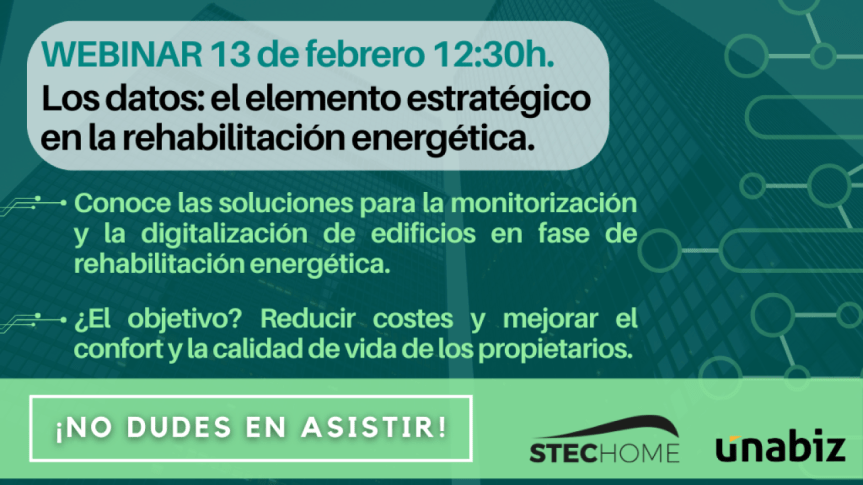 Webinar: Los datos – el elemento estratégico en la rehabilitación&nbsp;energética