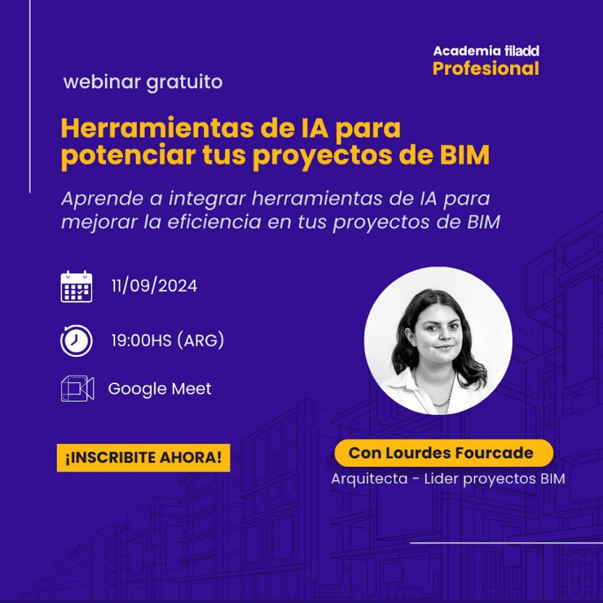 Webinar: Herramientas de IA para potenciar tus proyectos de&nbsp;BIM