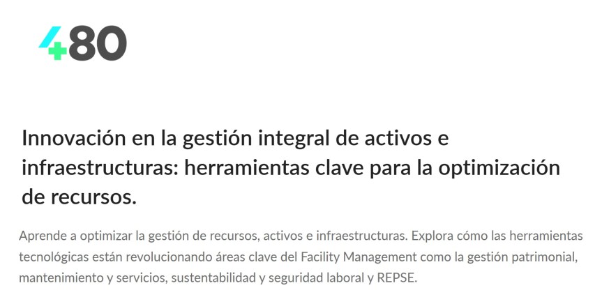 Webinar: Digitalización en la gestión integral de activos – Herramientas clave para la&nbsp;innovación