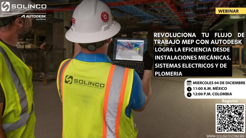 Webinar: Revoluciona tu flujo de trabajo MEP con&nbsp;Autodesk