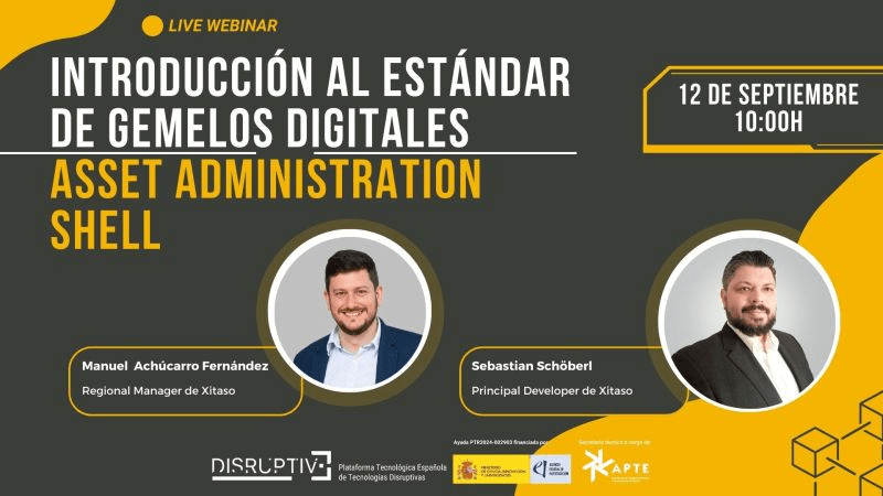 Webinar: Introducción al Estandar de los Gemelos Digitales – Asset Administration&nbsp;Shell